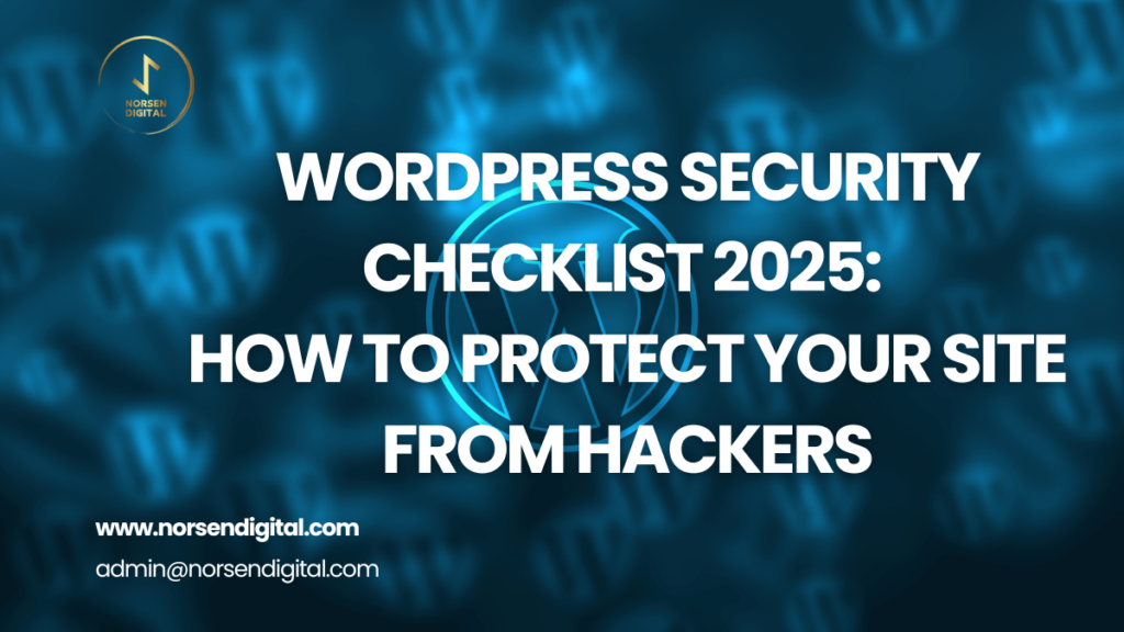 WordPress Security Checklist 2025
